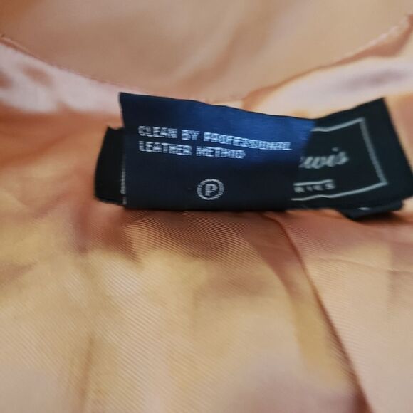 Vintage Jerry Lewis Leather Cropped Round Neck Button Front Jacket Women's Small - Picture 16 of 16